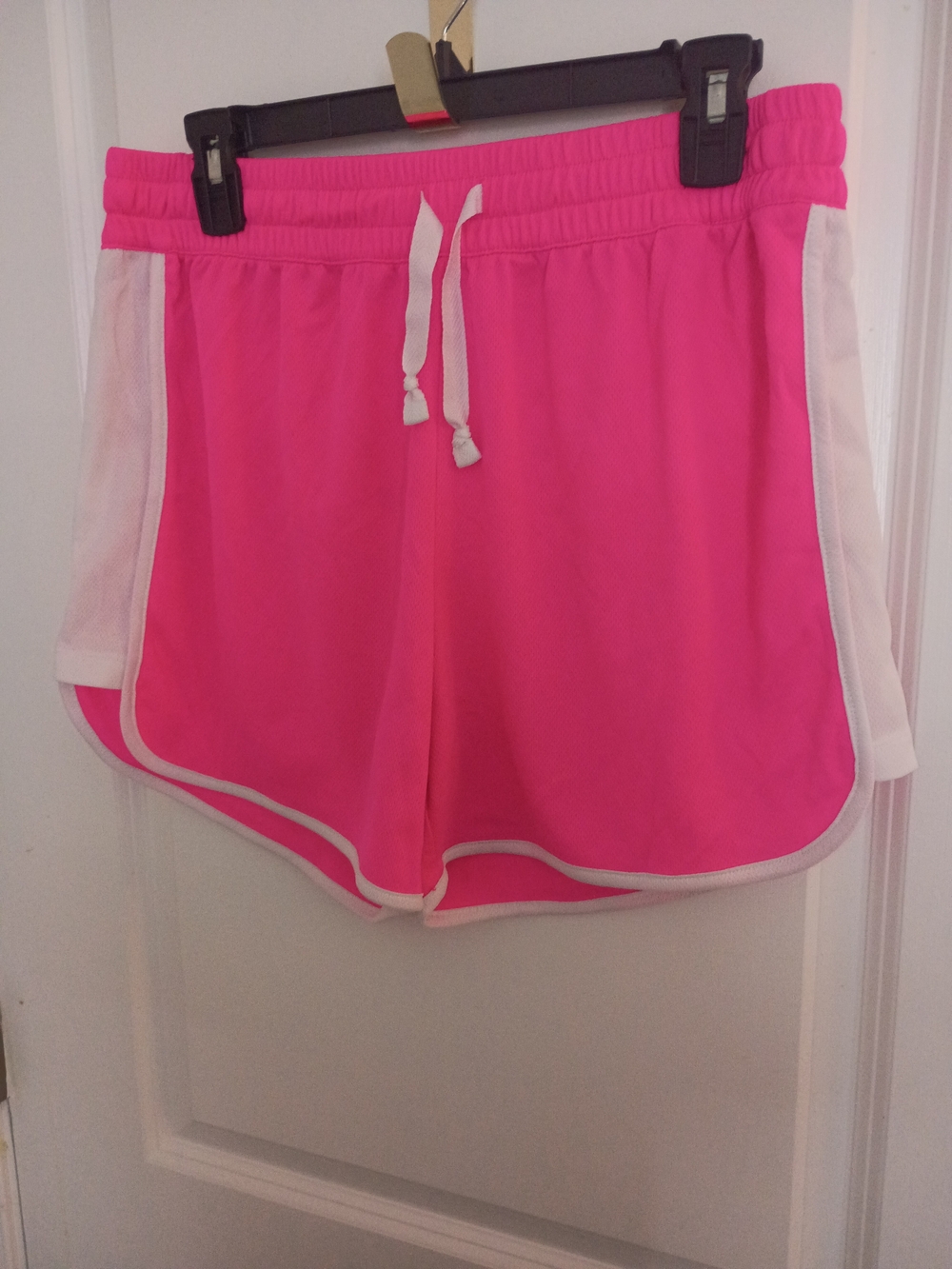 Zone Pro Hot Pink And White Athletic Shorts